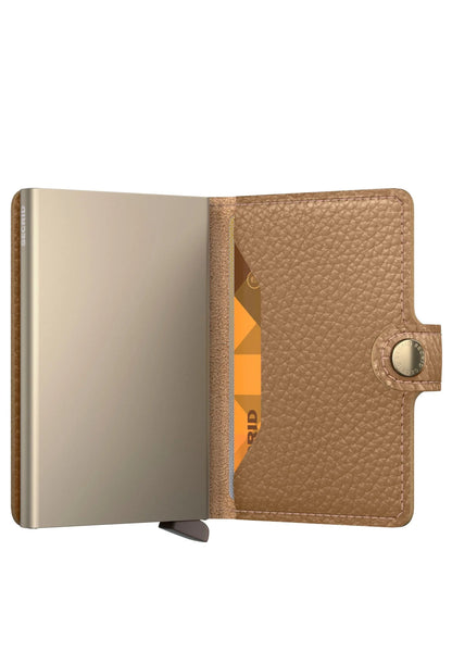 Kreditkartenetui Pebble Cappuccino Braun