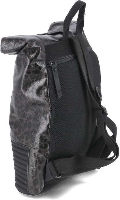 rieker H1426 Cityrucksack Damen Schwarz Grau