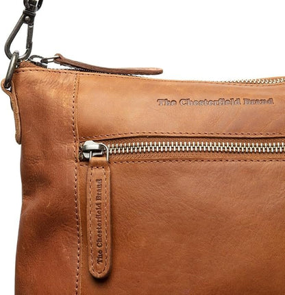 Schultertasche Faro Cognac