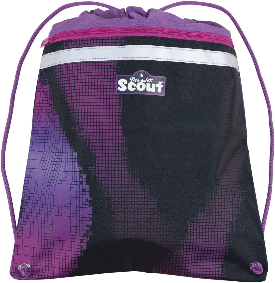 Schulrucksack Genius Set 5tlg. Pixel Pink Thumbnail 