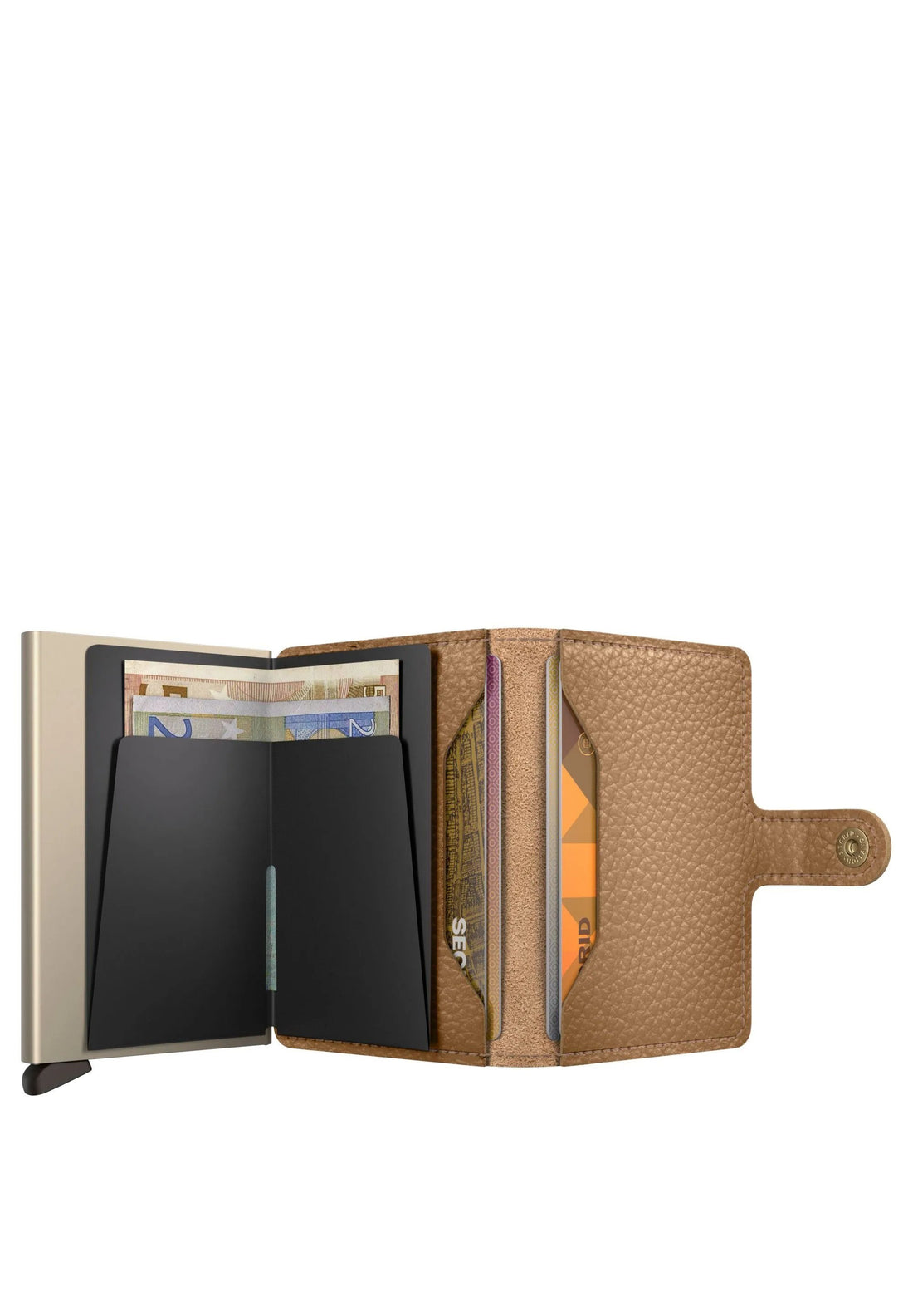 Kreditkartenetui Pebble Cappuccino Braun Thumbnail 