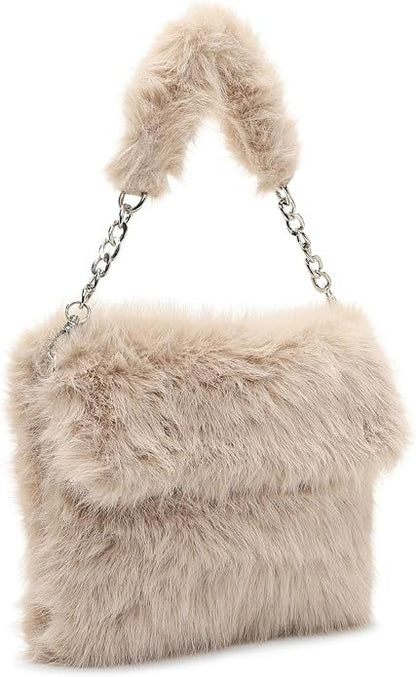 Schultertasche Dominique 64761 Taupe